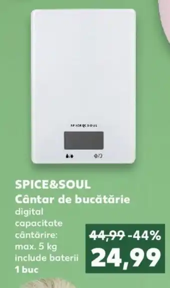 Kaufland SPICE&SOUL Cântar de bucătărie 1 buc Ofertă