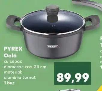 Kaufland PYREX Oală cu capac diametru: cca. 24 cm material: aluminiu turnat 1 buc Ofertă