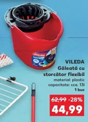 VILEDA Găleată cu storcător flexibil 1 buc