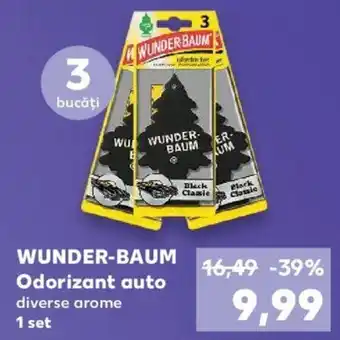 Kaufland WUNDER-BAUM Odorizant auto 1 set Ofertă