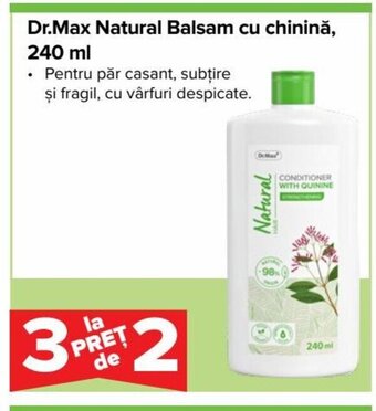 Dr.Max Dr.Max Natural Balsam cu chinină, 240 ml Ofertă