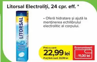 Litorsal Electroliți, 24 cpr. eff. *