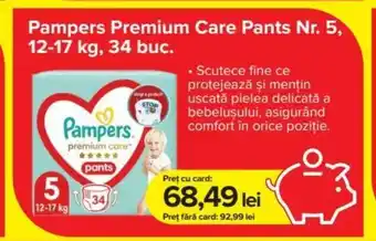 Dr.Max Pampers Premium Care Pants Nr. 5, 12-17 kg, 34 buc. Ofertă