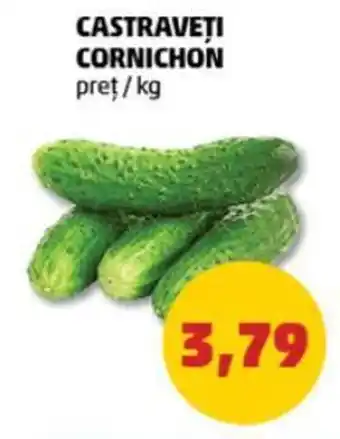 Penny CASTRAVEȚI CORNICHON pret/kg Ofertă