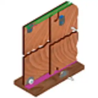 MatHaus Sistem de glisare fast, 50 kg, rulare jos Ofertă