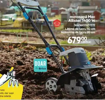 Brico Depôt motosapă Mac Allister 1400 W Ofertă