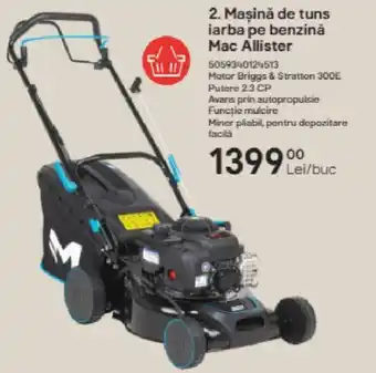 Brico Depôt Maşină de tuns iarba pe benzină Mac Allister Ofertă