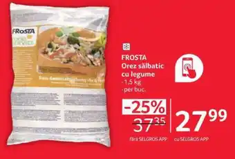 Selgros FROSTA Orez sălbatic cu legume 1,5 kg Ofertă