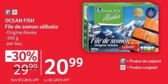 Selgros OCEAN FISH File de somon sălbatic 300g Ofertă