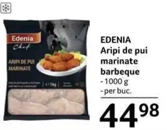 Selgros EDENIA Aripi de pui marinate barbeque 1000g Ofertă