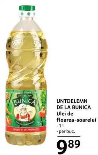 Selgros UNTDELEMN DE LA BUNICA Ulei de floarea-soarelui 1l Ofertă