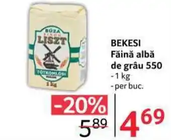Selgros BEKESI Făină albă de grâu 550 1kg Ofertă