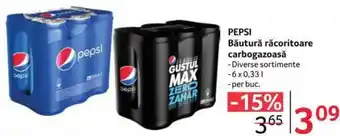 Selgros PEPSI Băutură răcoritoare carbogazoasă 6x0,33l Ofertă
