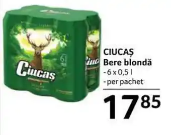 Selgros CIUCAŞ Bere blondă 6x0,5l Ofertă