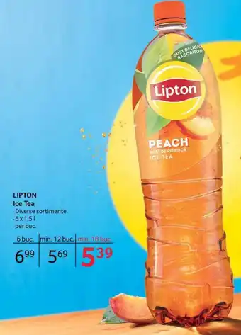 Selgros LIPTON Ice Tea 6x1,5l per buc. Ofertă