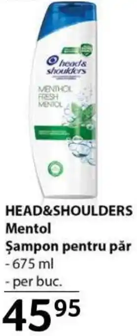 Selgros HEAD&SHOULDERS Mentol Şampon pentru păr 675ml Ofertă