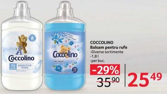 Selgros COCCOLINO Balsam pentru rufe 1,8l Ofertă