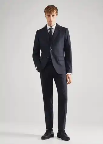 MANGO Pantaloni de costum slim fit în carouri Ofertă
