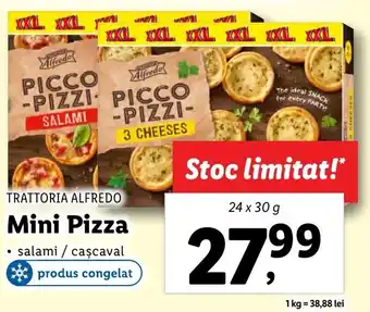 Lidl TRATTORIA ALFREDO Mini Pizza 24 x 30g Ofertă