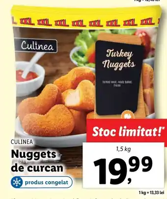 Lidl CULINEA Nuggets de curcan 1.5kg Ofertă
