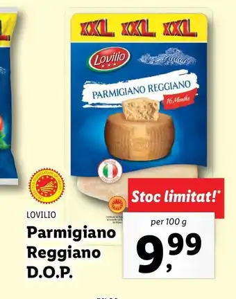 Lidl LOVILIO Parmigiano Reggiano D.O.P. per 100 g Ofertă
