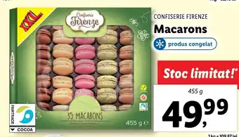 Lidl CONFISERIE FIRENZE Macarons 455g Ofertă
