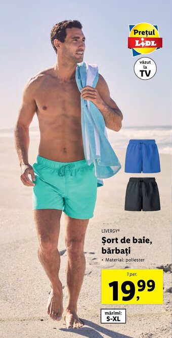 LIVERGY Şort de baie, bărbaţi 1 per.