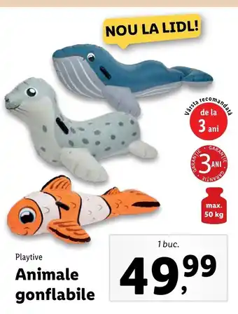 Lidl Playtive Animale gonflabile 1 buc. Ofertă