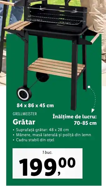 Lidl GRILLMEISTER Grătar 84 x 86 x 45cm 1 buc. Ofertă