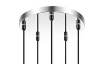 Brico Depôt Pendul, argintiu, 5 x 28 w, e14 • goodhome roccheta Ofertă