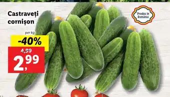 Lidl PIAȚA Lidl Castraveţi cornison per kg Ofertă