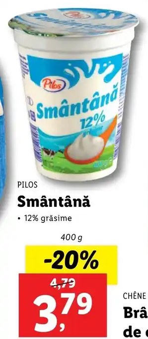 Lidl PILOS Smântână 400g Ofertă