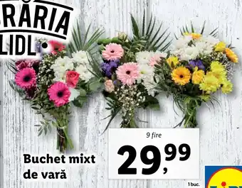 Lidl LIDL FLORĂRIA Buchet mixt de vară 9 fire Ofertă
