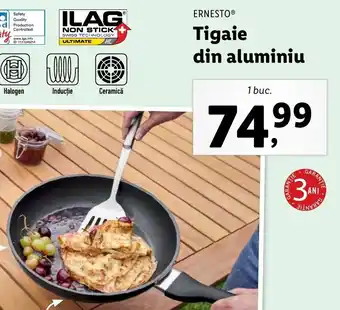 Lidl ERNESTO Tigaie din aluminiu 1 buc. Ofertă
