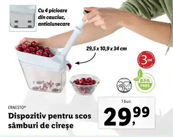 Lidl ERNESTO Dispozitiv pentru scos sâmburi de cireșe 1 buc. Ofertă