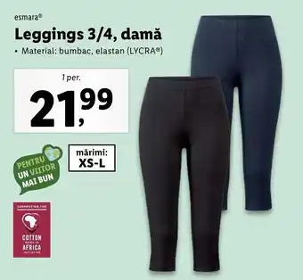 Lidl Esmara Leggings 3/4, damă 1 per Ofertă