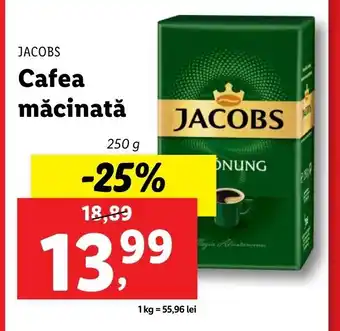 Lidl JACOBS Cafea măcinată 250g Ofertă