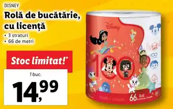 Lidl DISNEY Rolă de bucătărie, cu licenţă 1 buc. Ofertă