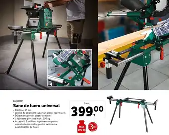 Lidl PARKSIDE Banc de lucru universal 1 buc. Ofertă