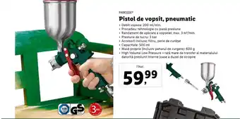 Lidl PARKSIDE Pistol de vopsit, pneumatic 1 buc. Ofertă