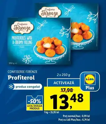 Lidl CONFISERIE FIRENZE Profiterol 2 x 250g Ofertă