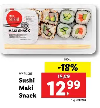 MY SUSHI Sushi Maki Snack 185g