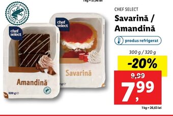 Lidl CHEF SELECT Savarină / Amandină 300 / 320g Ofertă