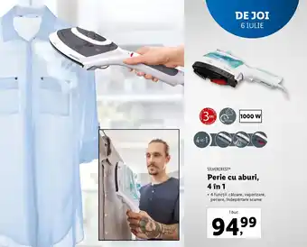 SILVERCREST Perie cu aburi, 4 în 1 1000w