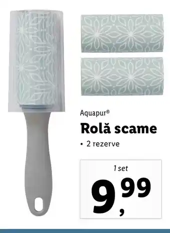 Lidl Aquapur Rolă scame 1 set Ofertă
