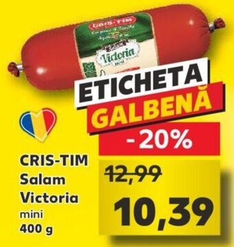 Kaufland CRIS-TIM Salam Victoria mini 400 g Ofertă