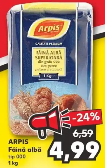 Kaufland ARPIS Făină albă tip 000 1 kg Ofertă