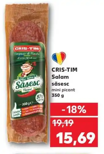CRIS-TIM Salam săsesc mini picant 350g