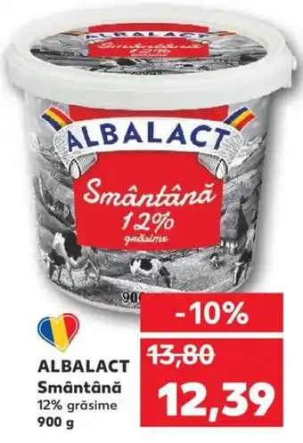 Kaufland ALBALACT Smântână 12% grăsime 900g Ofertă