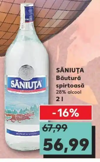 Kaufland SĂNIUTA Băutură spirtoasă 28% alcool 2l Ofertă